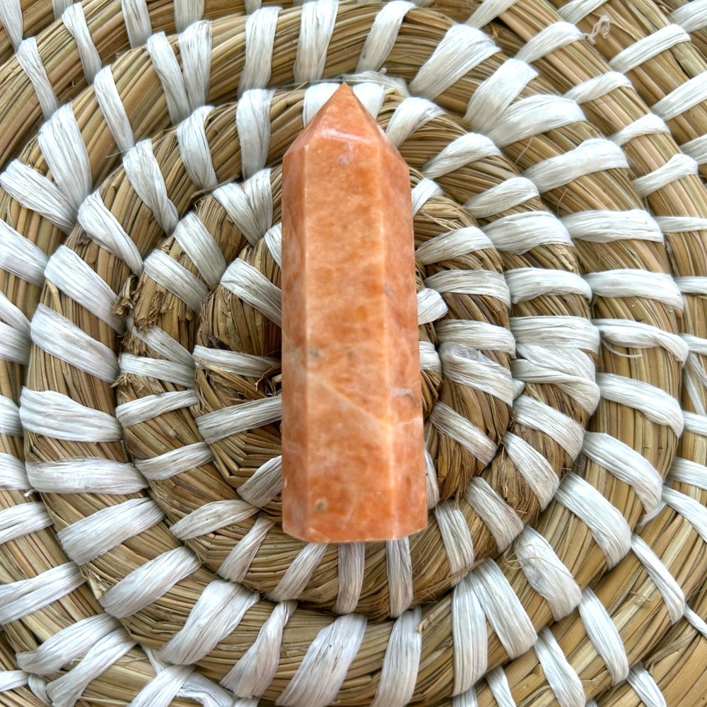 Orange Calcite Point